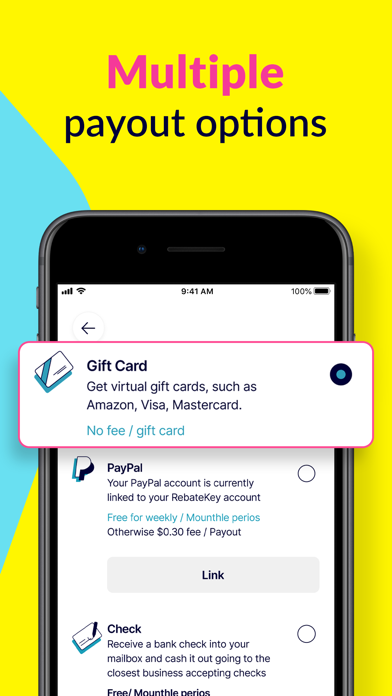 RebateKey: Cash Back Shopping Screenshot