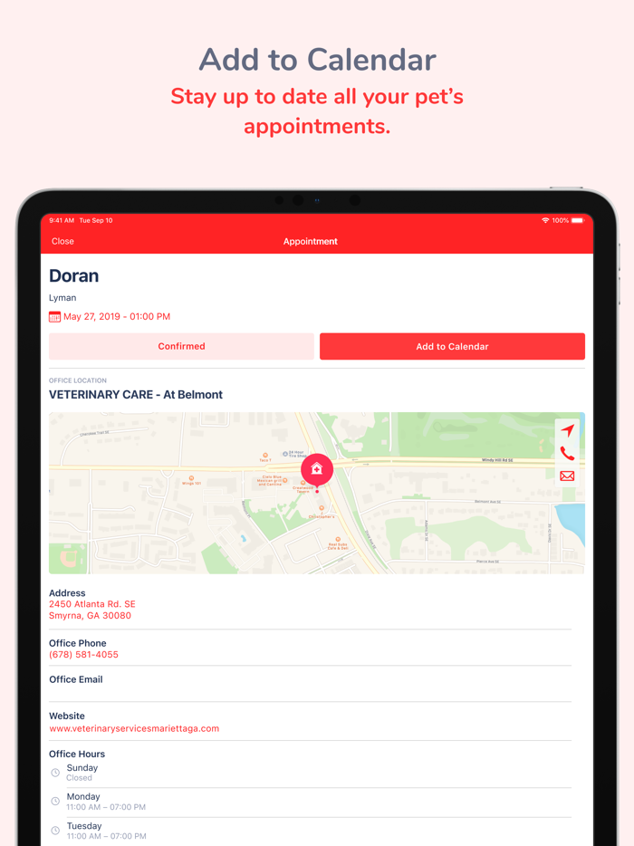 Veterinary Care at Belmont