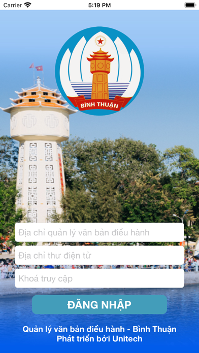 QLVBĐH Bình Thuận Screenshot