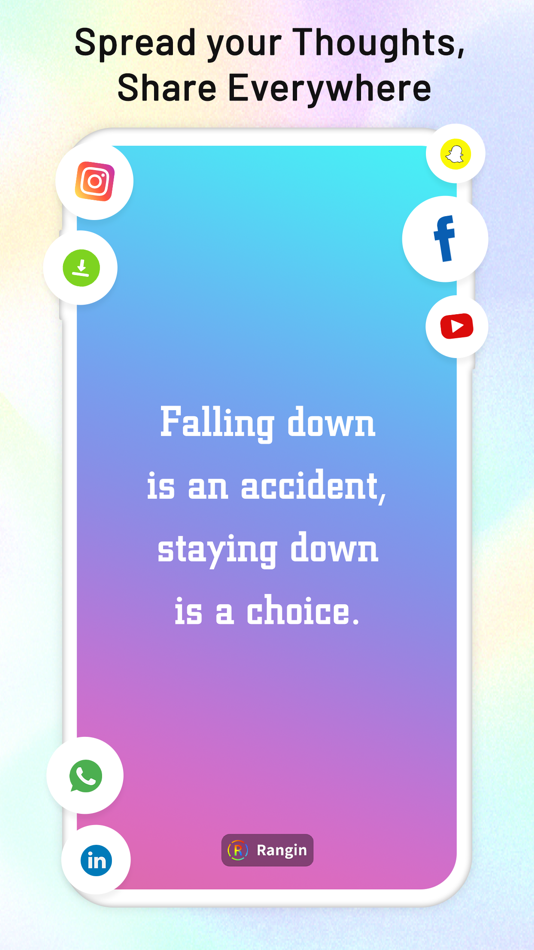 #10. Rangin: Gradient status maker (iOS) 由: Kavita Gabani