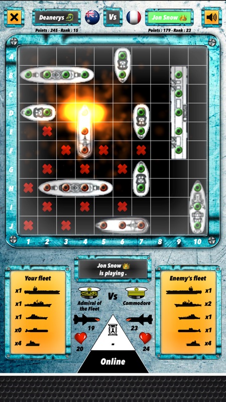 Sea Battle Board Game screenshot 1