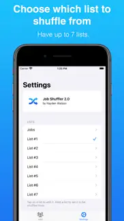 job shuffler iphone screenshot 4