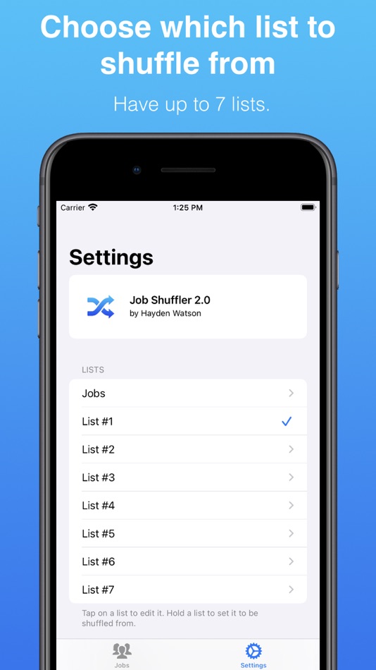 #4. Job Shuffler (macOS) 由: Hayden Watson