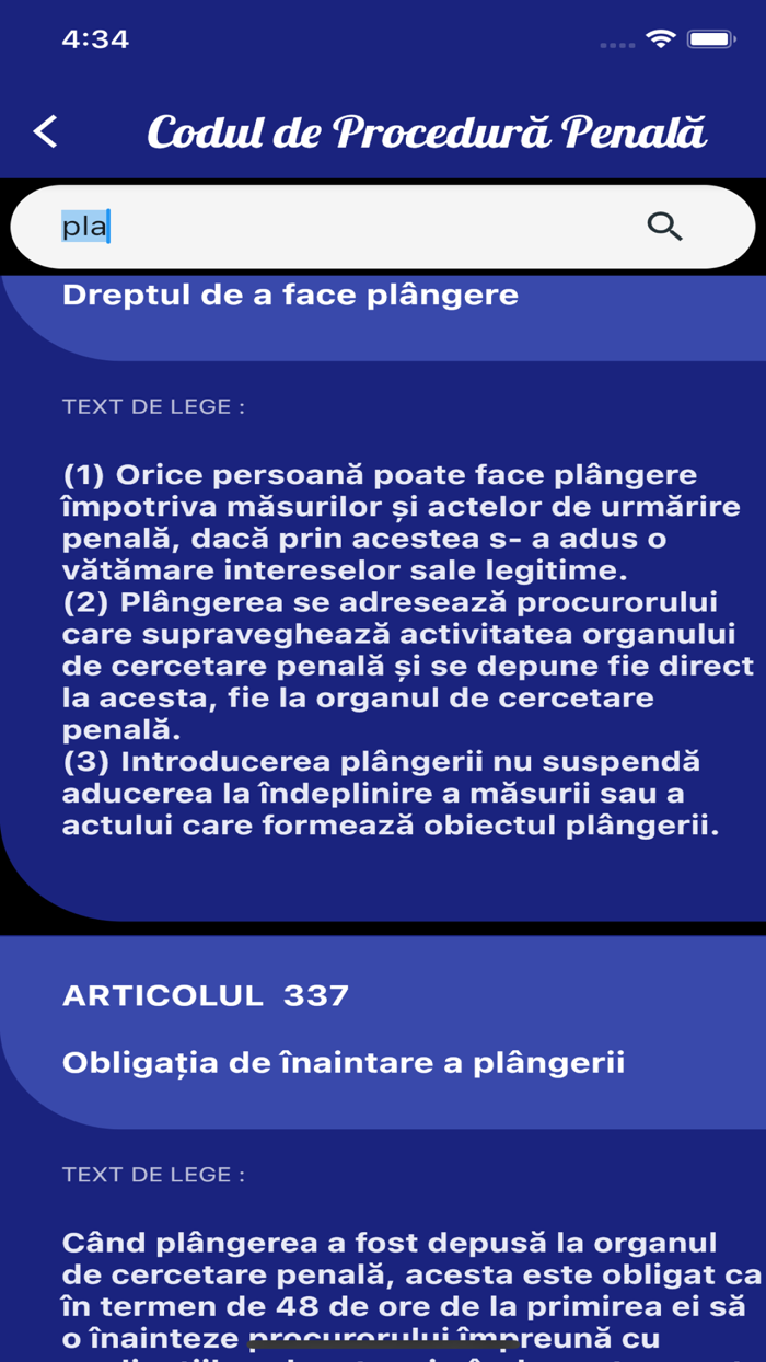 Codul Penal si de Procedura