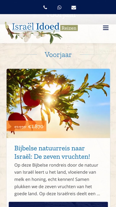 Israël Idoed Reizen Screenshot