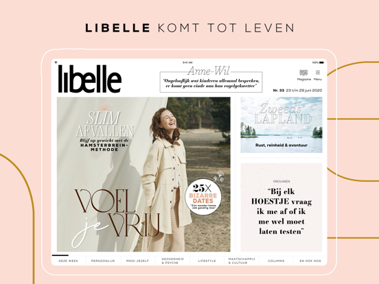 Libelle.nl iPad app afbeelding 1