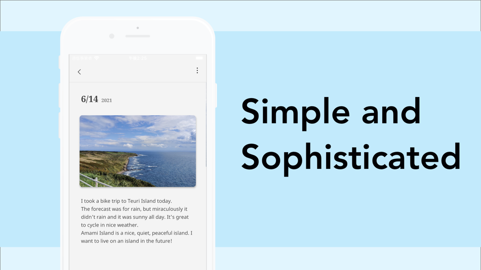 #2. Simple Diary, Journal, Notes (iOS) 由: Futoshi Niiho