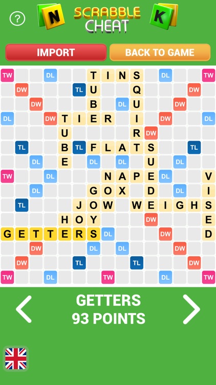 Solver for SC GO - Cheat