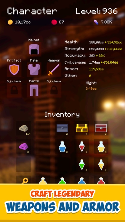 Mine Mob Clicker Rpg screenshot-3