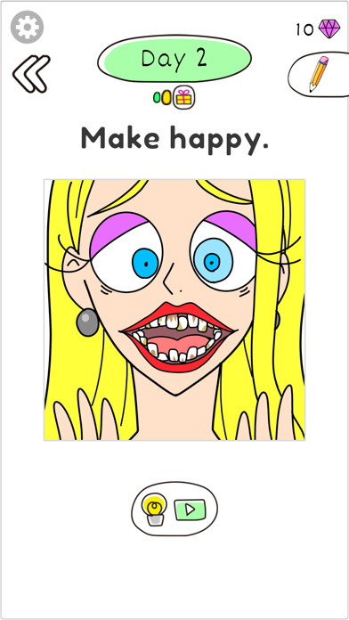 Draw Happy Beauty:Drawing Game Screenshot