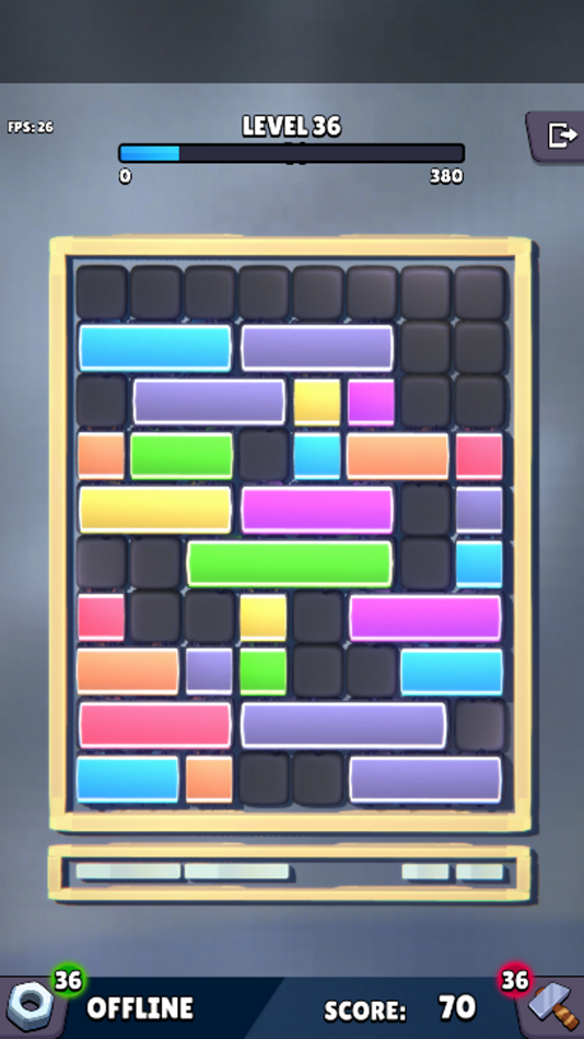 #4. Slide Block Puzzle 3D Online (iOS) Podle: Tran Viet