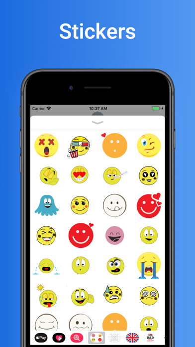 Screenshot #1 pour Emoji Stickers & Autocollant