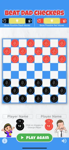 Game screenshot Beat Dad Checkers apk