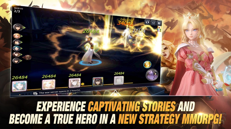 #2. The War of Genesis (iOS) 来自: JOYCITY Corp