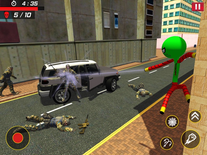 Stickman Super Rope Hero Games