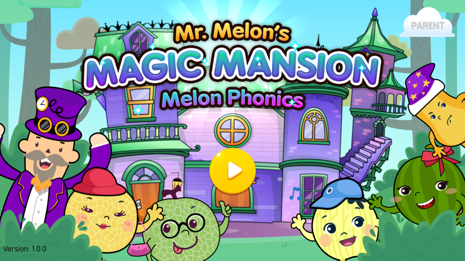 #1. Mr. Melon’s Magic Mansion (iOS) Podle: Pangeo group Co.,Ltd