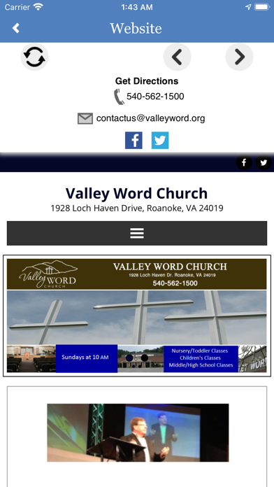 Valley Word Church Screenshot 2 - AppWisp.com Valley Word Church Screenshot 2 - AppWisp.com