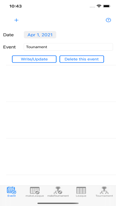Tool for Create Tennis Game Screenshot