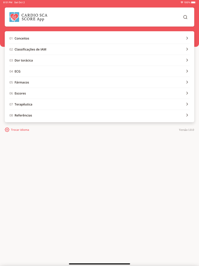 Cardio SCA Score App