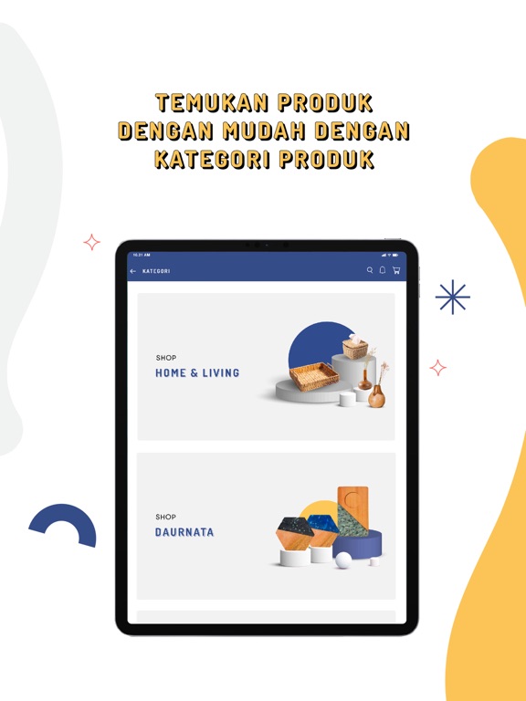 Desainata iPad screenshot 2 - Shopping app
