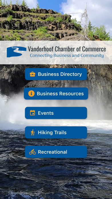 Vanderhoof Chamber Screenshot