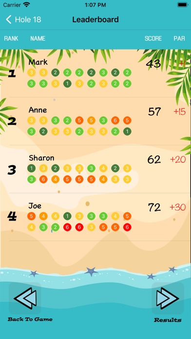 Paradise Family Golf Screenshot