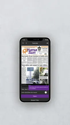 Yuma Sun e-Edition iPhone image 2