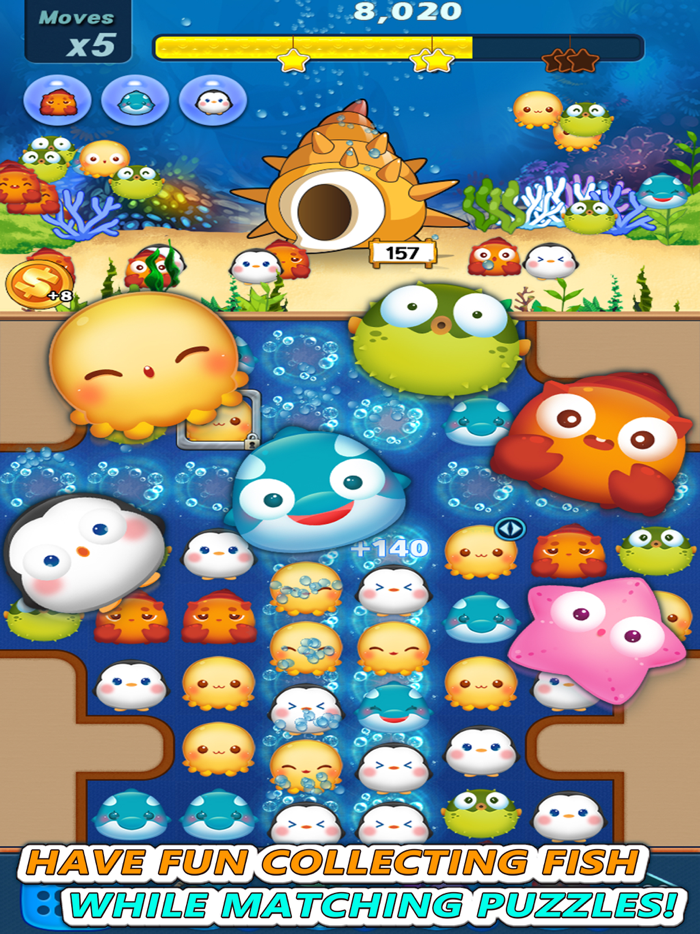 Puzzle Hot Animal and Fish