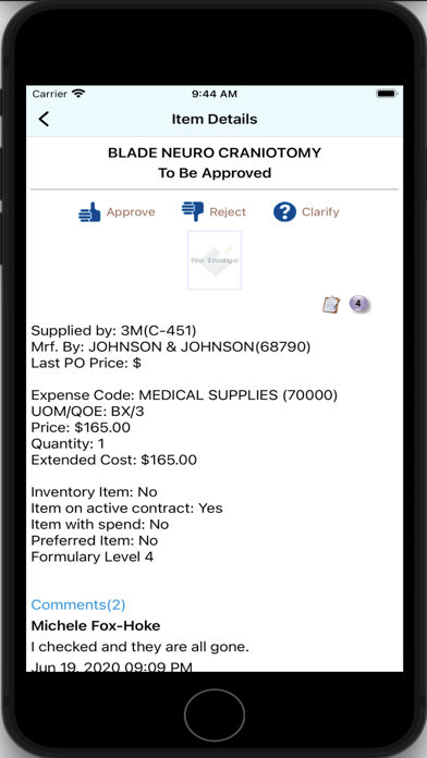 Meperia Strategic Sourcing Screenshot