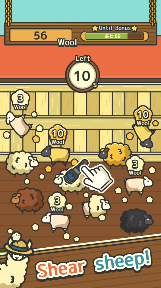 #3. Fluffy Sheep Farm (iOS) От: KLab Inc.