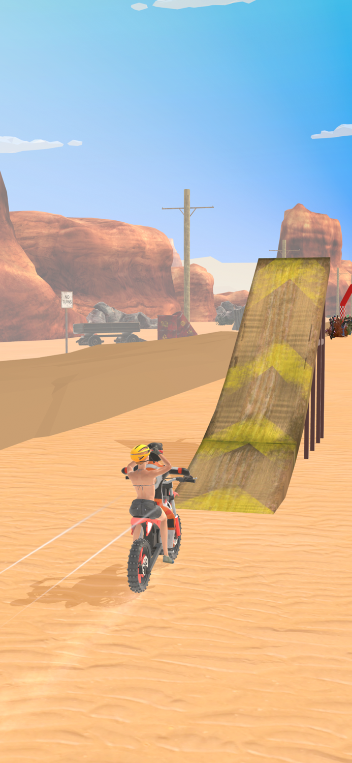 Bike Flip The Desert Action