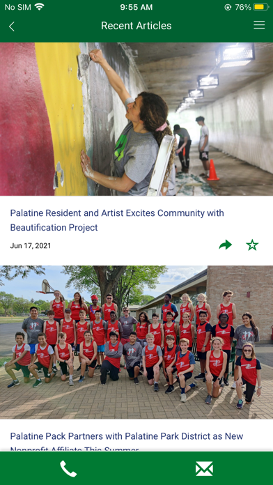 Palatine Park District Mobile Screenshot