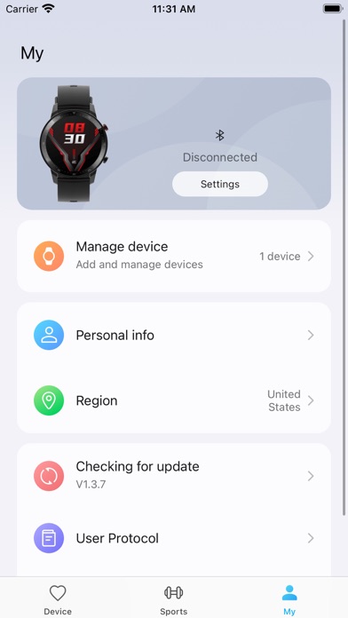 RedMagic Sports Screenshot