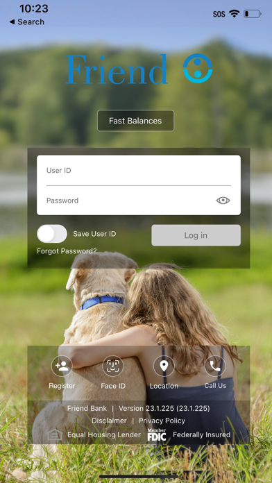 Friend Bank Screenshot