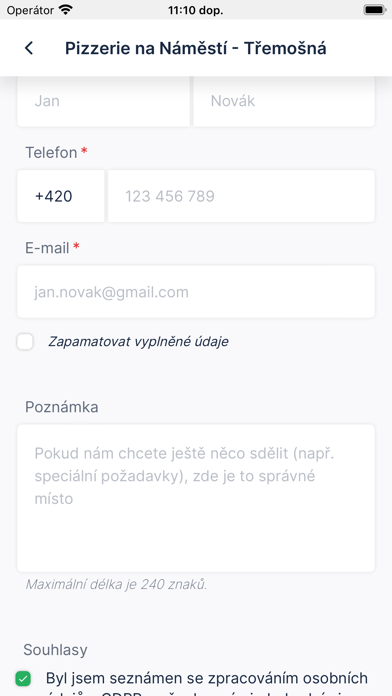Pizzerie na náměstí Screenshot
