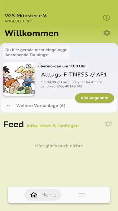 VGS Münster e.V. Screenshot
