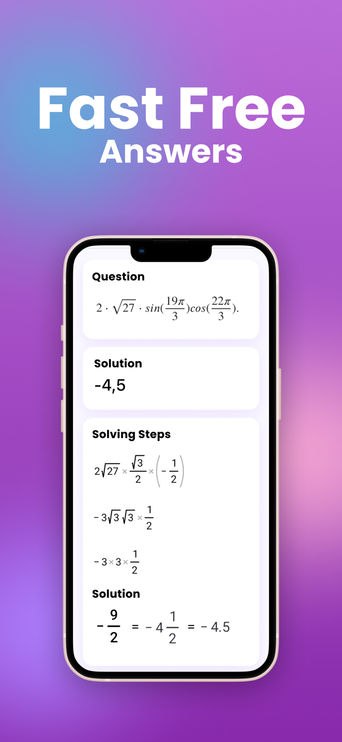 AI Math Solver App