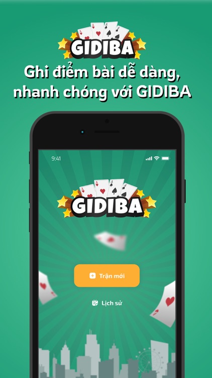 Gidiba - Ghi điểm đánh bài