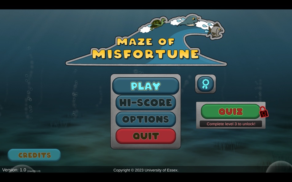 #1. Maze of Misfortune (macOS) 由: Steven Wilson