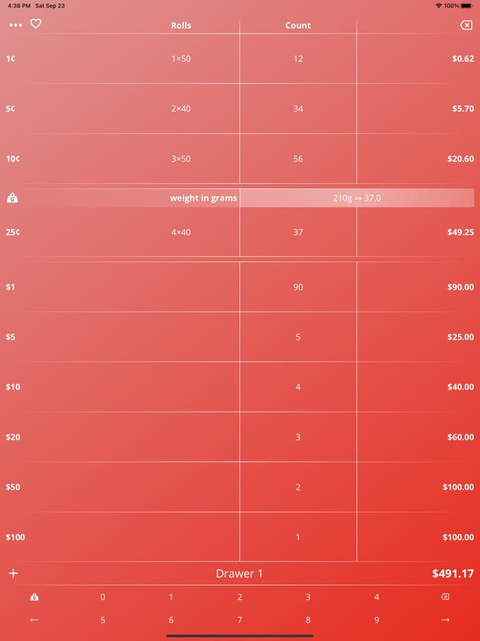 Tilly Tally  Cash Counter