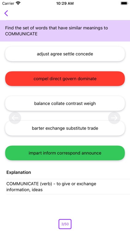 11+ Vocabulary Builder Lite screenshot-6