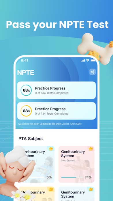 NPTE PT & PTA Exam Screenshot