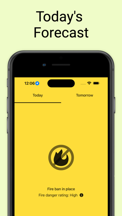Fire Danger NSW Screenshot