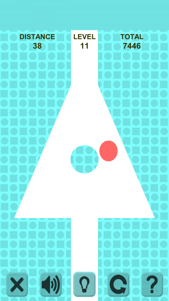 Tap and turn on the zigzag line