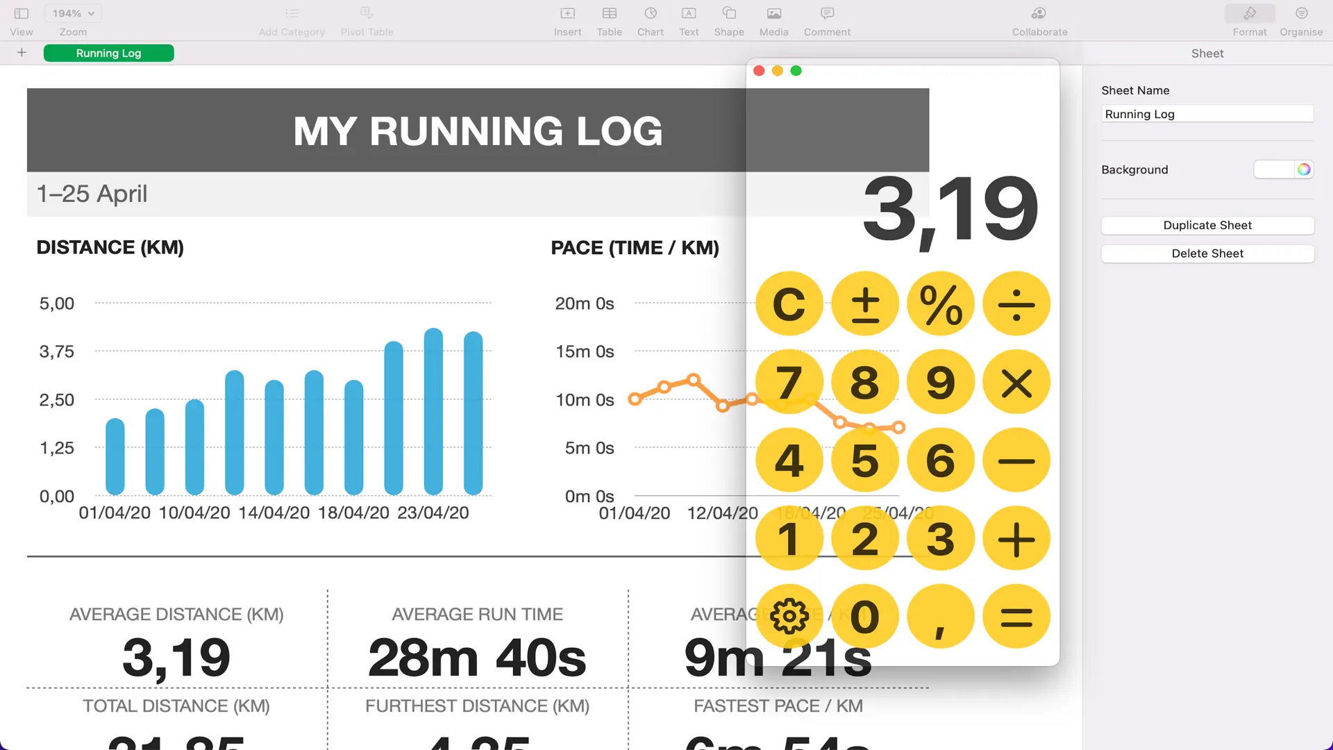 Transparent Calculator screenshot