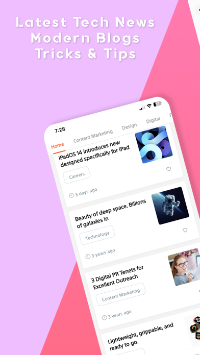 Swifty - Tech Blogs Screenshot