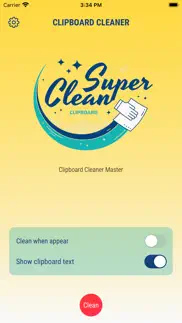 How to cancel & delete clipboard clean super 1