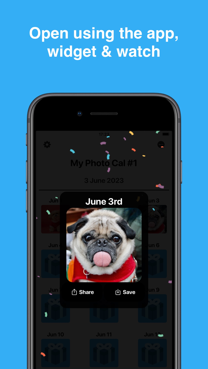 Photo Cal Widget Calendar