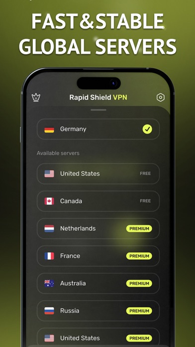 Rapid Shield VPN - Secure&Fastのおすすめ画像2