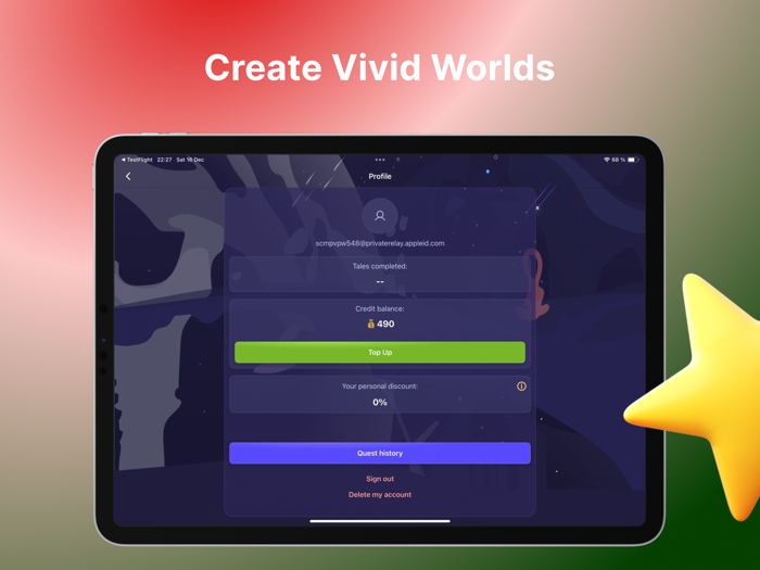 Talegen - AI Text Adventures
